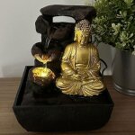 Fontaine de table bouddha shagma pour chambre salon bureau