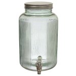 Fontaine verre cocktail lounge 5l vert anis menthe eau