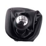 Pommeau levier de vitesse 5 vitesses soufflet compatible pour peugeot 207 307 308 cc