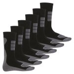 Footstar chaussettes d?hiver pour homme (lot de 6) chaussettes en tissu ponge avec effet thermique - ...