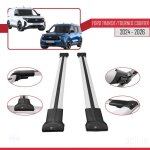 Compatible avec ford transit / tourneo courier 2024 - 2026 fly model barres de toit railing porte - bagages ...