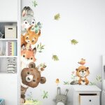 Forêt arbre autocollants muraux feuilles pour enfants - aqsacokiya - décoration murale ours renard Écureuil ... Forêt arbre autocollants muraux feuilles pour enfants - aqsacokiya - décoration murale ours renard Écureuil ...