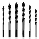 Foret en carbure de tungst�ne - swrose - de 6 forets diamant carbure de tungst�ne pour carreaux b�ton ...