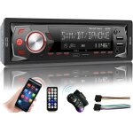 Autoradio bluetooth - fosmet - 5. 0 - 60w - t�l�commande au volant - 7 couleurs