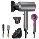 Fosmet sèche cheveux - 3 températures - sèche cheveux ionique professionnel - avec 2 concentrateurs / ... Fosmet sèche cheveux - 3 températures - sèche cheveux ionique professionnel - avec 2 concentrateurs / ...