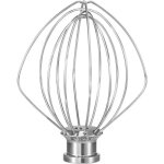 Fouet  6 fils k45ww compatible lave - vaisselle en acier inoxydable vritable compatible avec les batteurs ...