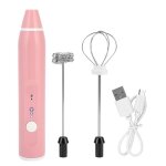 Fouet �lectrique miniature usb rose mousseur � lait pour caf� et chocolat portable l�ger et rechargeable ...