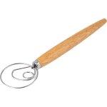 Fouet � p�te danois de 13 pouces fouet � p�te en acier inoxydable batteur � main de style hollandais ...