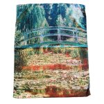 Foulard en soie claude monet les nymph�as - 180x70 cm [r8951]