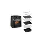 Four airfryer moulinex easy fry multifonction : combi air fryer et four al5558f0 1800 w noir