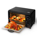 Four lectrique 13 l friteuse  air 700w minuteur 60 min jusqu 250c mini four  pizza frire sans huile ...