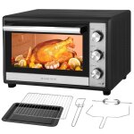Four lectrique  convection 46l avec tournebroche 6 modes de cuisson lchefrite avec pince grille de ...