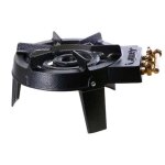 Four dextrieur - rchaud gaz - compact 3 feux - transportable - scuris - noir