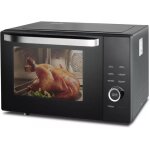 Four micro - ondes multifonction - pose - 34l - affichage digital - noir - 1000w - avec grill