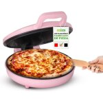 Four � pizza �lectrique 1500w - appareil de cuisson antiadh�sif �30 cm - pr�pare pizzas maison ?ufs tartines ...