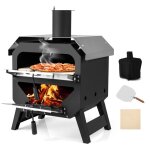 Four à pizza extérieur à bois costway pierre à pizza - pelle - températures 510°c - housse de pluie - ... Four à pizza extérieur à bois costway pierre à pizza - pelle - températures 510°c - housse de pluie - ...