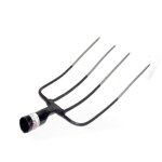 Fourche à fumier fourche à foin fourche à fumier 4 dents sans manche 32x22cm Fourche à fumier fourche à foin fourche à fumier 4 dents sans manche 32x22cm