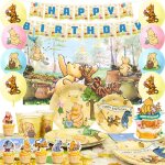 Decoration anniversaire winnie lourson dcorations de ballons de fte fournitures de fte danniversaire ...