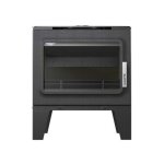 Fr9016760b - pole  bois - ardene - vision verticale - fonte et acier - noir supra - ardene