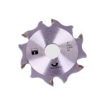 Fraise � disque pour lamelleuse - okz� - diam�tre 100 mm - tige � 22 mm - compatible ferm bjm1009 - sciage ...