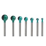 Fraise � fond rond bois 7pcs 6 mm tige 6 / 8 / 10 / 12 / 14 / 16 / 19 mm routeur core box bits fraise ...