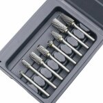 Fraise rotative - largeight - 6 mm - carbure de tungstène - double coupe - pour bois et métal Fraise rotative - largeight - 6 mm - carbure de tungstène - double coupe - pour bois et métal
