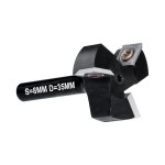 Fraise � surfacer fraise cmt 8mm tige 35mm diam�tre 3 lames r�versible