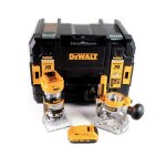Fraiseuse combinée sans fil - dewalt - dcw 604 nt - 18v - 55mm - batterie 20 ah - tstak Fraiseuse combinée sans fil - dewalt - dcw 604 nt - 18v - 55mm - batterie 20 ah - tstak