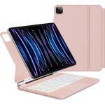 Fran�ais coque magic clavier pour ipad air 11 pro 11 4 / 3 / 2 / 1�me g�n - bluetooth clavier avec pav� ...