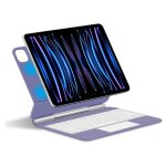 Fran�ais coque magic clavier pour ipad air 11 pro 11 4 / 3 / 2 / 1�me g�n - bluetooth clavier avec pav� ...