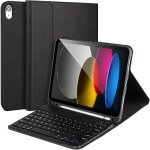 Fran�ais �tui avec clavier bluetooth amovible pour ipad 11 / 10e g�n�ration(a16 2025 11 pouces / 10e ...