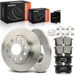 Frankberg 2x disques de frein 4x plaquettes de frein essieu arri�re pour audi a3 seat altea xl leon toledo ...