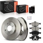 Frankberg 2x disques de frein + 4x plaquettes de frein essieu avant pour ford fiesta iv v fusion mazda ...