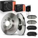 Frankberg 2x disques de frein 4x plaquettes de frein essieu avant pour hyundai i10 pa kia picanto ba ...