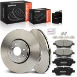 Frankberg 2x disques de frein 4x plaquettes de frein essieu avant pour renault grand sc�nic ii jm0 / ...