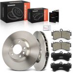 Frankberg 2x disques de frein 4x plaquettes de frein essieu avant pour vw touareg audi q7 4lb 7l6 7l7 ...