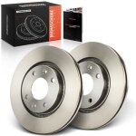 Frankberg 2x disques de frein essieu avant pour peugeot 1007 2008 206 cc hayon sw 207 208 301 307 partner ...