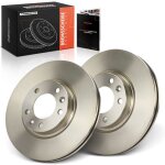 Frankberg 2x disques de frein essieu avant pour peugeot 407 sw 508 i 607 1. 6l 1. 8l 2. 0l 2. 2l 2000 ...