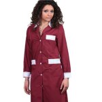 Blouse - fratelliditalia - 80161 - 2113 - 33 - coton - manches longues - rouge