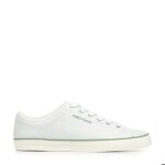 Fred perry baseline textured leather baskets homme
