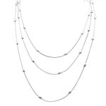 Freddy fj - 30033 collier cl de sol femme argent - collier en acier inoxydable hypoallergnique