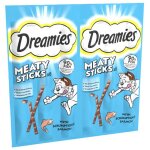Friandises pour chat - dreamies - meaty sticks - saumon - sans c�r�ales - 30 g