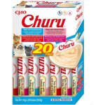 Friandises pour chats - yumi mazao - inaba churu - fruits de mer & thon - texture lisse - 20 tubes