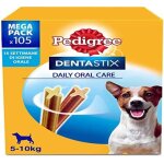 Friandise - pedigree - dentastix - hygi�ne buccale - petit chien 5 - 10 kg - 15 bo�tes de 7 pi�ces