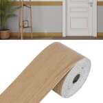 Frise autocollante plinthe - 10 cm - en pvc flexible et impermable - dcoration (10 cm x 5 m chne jaune) ...