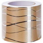 Frise murale autocollante - dor� - 10cm x 5m - pvc r�sistant - d�coration int�rieure - pose adh�sive