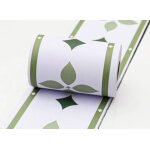 Frise murale autocollante herbe verte à quatre feuilles 10cm * 1000cm adhésive réutilisable pour décoration ... Frise murale autocollante herbe verte à quatre feuilles 10cm * 1000cm adhésive réutilisable pour décoration ...