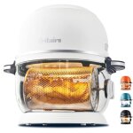 Fritaire - friteuse � bol en verre autonettoyant - blanc