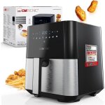 Friteuse � air chaud - clatronic - 1450 w - acier inoxydable - 5 litres - noir