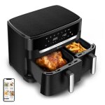 Moulinex double friteuse  air xxl 11l dual easy fry xxl ez9428f0